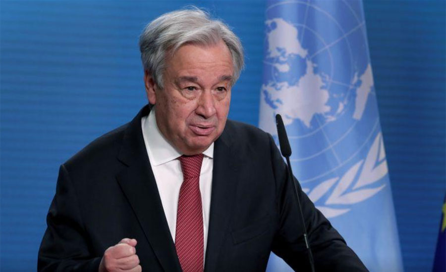 سیکرٹری جنرل اقوام متحدہ کو امریکا چین تعلقات میں بہتری کی امید
