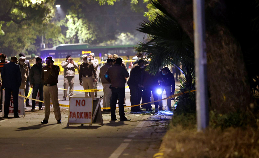 نئی دہلی میں اسرائیلی سفارتخانے کے قریب دھماکہ، کوئی جانی نقصان نہیں ہوا