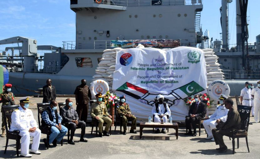 پاک بحریہ کے جہاز پی این ایس نَصرکا جبوتی اور سوڈان کا خیر سگالی دورہ