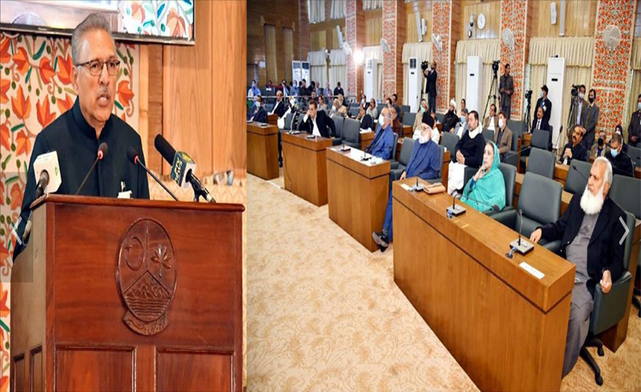 بھارت آگ سے کھیل رہا ہے، ہم امن و قانون کے دائرے میں مسئلہ کشمیر کا حل چاہتے ہیں، صدر عارف علوی