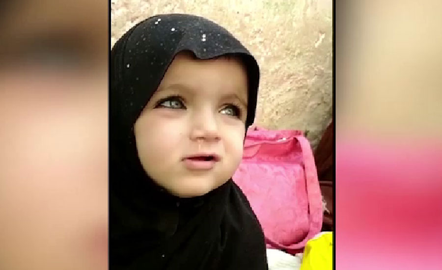 کراچی، 6 روز قبل اغواء ہونیوالی ایک سالہ بچی جنت گُل کو نامعلوم ملزمان گھر کے باہر چھوڑ کر فرار