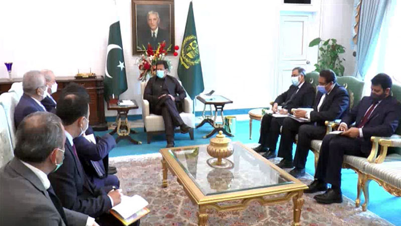 وزیراعظم سے ازبکستان کے وزیر خارجہ عبدالعزیز کامیلوف کی ملاقات