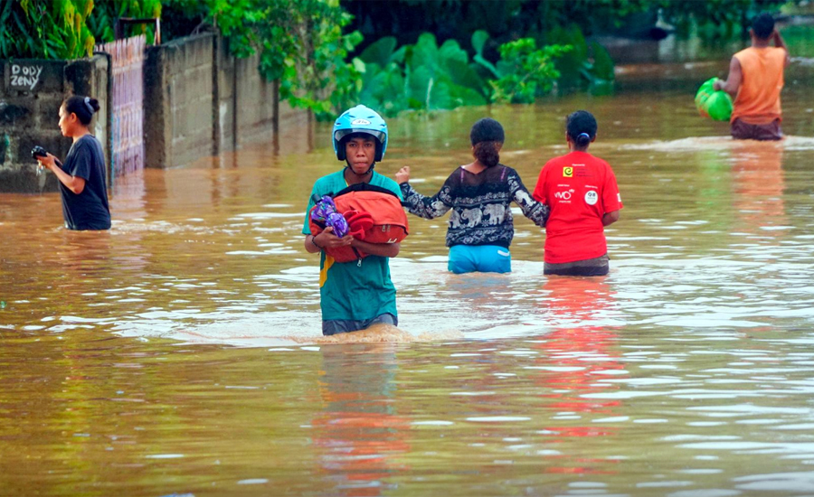 انڈونیشیا اور مشرقی تیمور میں سیلاب سے ہلاکتوں کی تعداد 90 ہو گئی