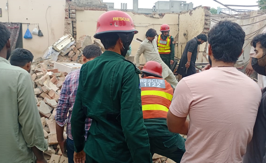 لاہور ، برکی کے قریب گھر میں گیس دھماکے سے بچوں سمیت 5 افراد جاں بحق