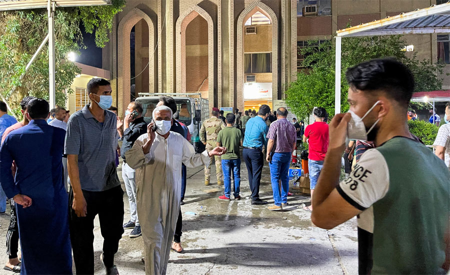 بغداد میں کورونا مریضوں کے لیے مختص اسپتال میں آتشزدگی ، 23 افراد جاں بحق