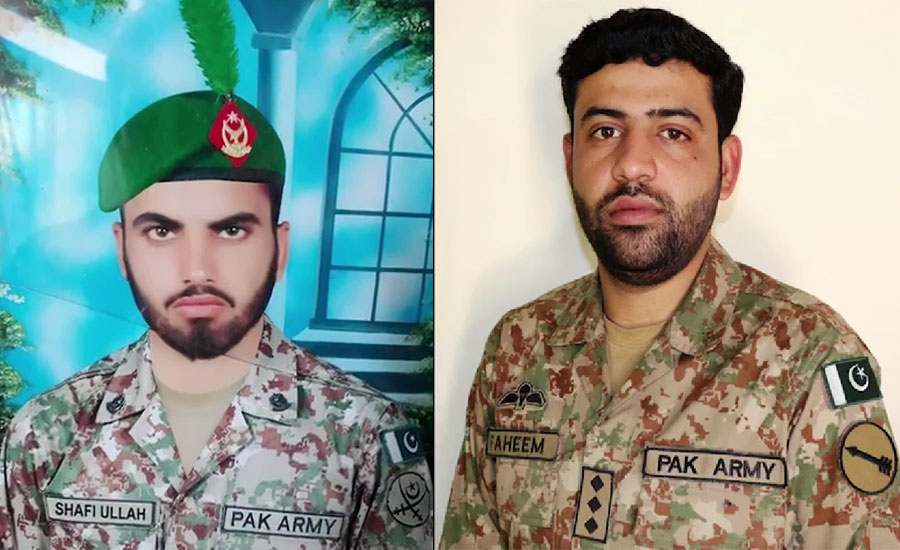 دہشت گردوں کی فائرنگ سے شہید پاک فوج کے جوان فوجی اعزاز کے ساتھ سپرد خاک