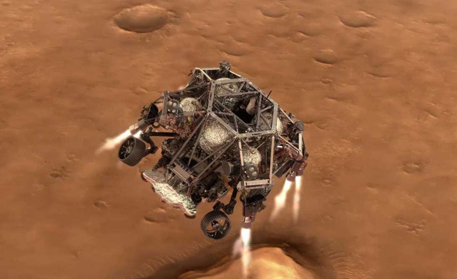 چین کیلئے تاریخی لمحات ، خلائی مشن مریخ پر لینڈ کر گیا