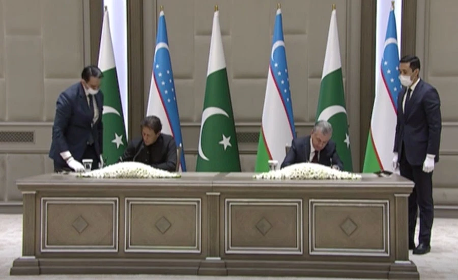 پاکستان اور ازبکستان میں ٹرانزٹ ٹریڈ سمیت مختلف معاہدوں پر دستخط