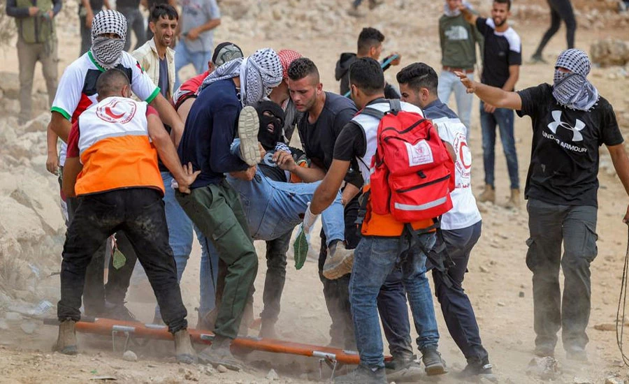 مقبوضہ بیت المقدس، غیر قانونی اسرائیلی آباد کاری کیخلاف مظاہرے، جھڑپیں، 140 فلسطینی زخمی