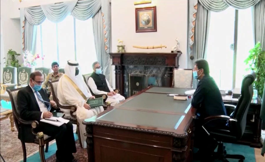 وزیراعظم سے سعودی سفیر کی ملاقات، گرین مڈل ایسٹ منصوبہ کی تقریب میں شرکت کی دعوت