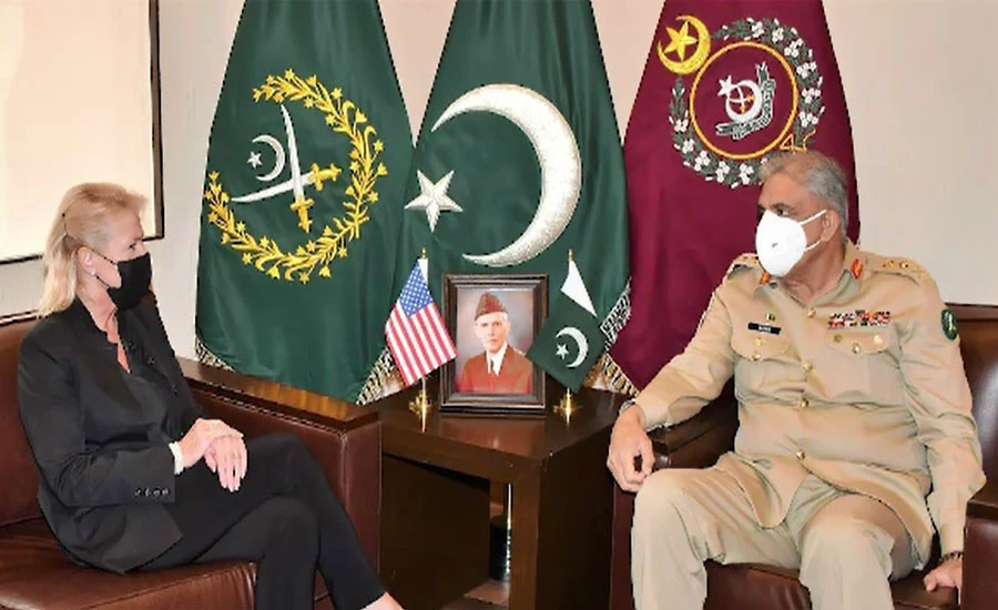 آرمی چیف سے امریکی ناظم الامور کی ملاقات، باہمی دلچسپی اُمور، افغان صورتحال پر تبادلہ خیال