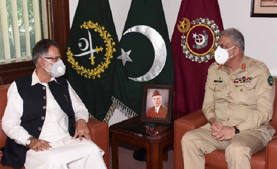 آرمی چیف سے سردار عبد القیوم نیازی کی ملاقات ، بھارتی غیر قانونی زیر قبضہ جموں و کشمیر کی صورت حال پر تبادلہ خیال