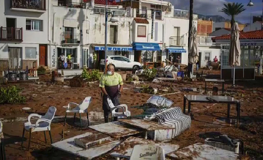 اسپین کے متعدد علاقوں میں شدید بارشوں کے باعث سیلاب آگیا