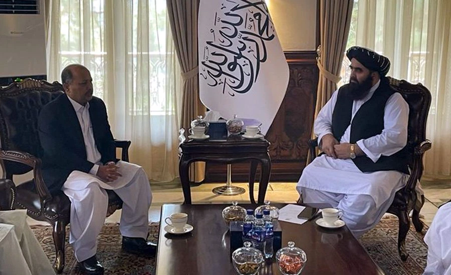 کابل میں پاکستانی سفیر کی افغان وزیر خارجہ سے ملاقات، اہم اُمور پر غور