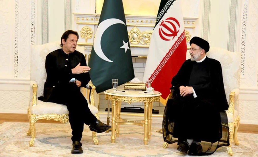 وزیراعظم عمران خان کی ایرانی صدرابراہیم رئیسی سے ملاقات، خطے کی صورتحال پر تبادلہ خیال