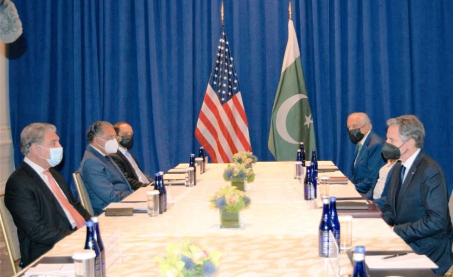 شاہ محمود کی امریکی ہم منصب سے ملاقات، افغانستان کی صورتحال پر تبادلہ خیال