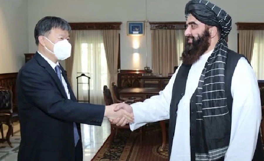 افغانستان کے وزیر خارجہ امیر خان متقی سے چین اور قازقستان کے سفیروں کی ملاقات، دو طرفہ تعلقات پر بات چیت