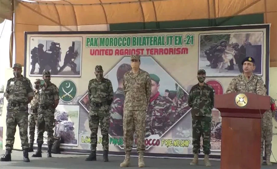 پاکستان اور مراکش کی مشترکہ فوجی مشقیں پبی میں اختتام پذیر