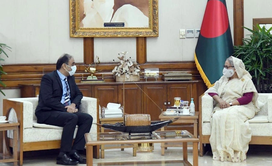 پاکستانی ہائی کمشنر عمران صدیقی کی بنگلہ دیشی وزیر اعظم حسینہ واجد سے ملاقات