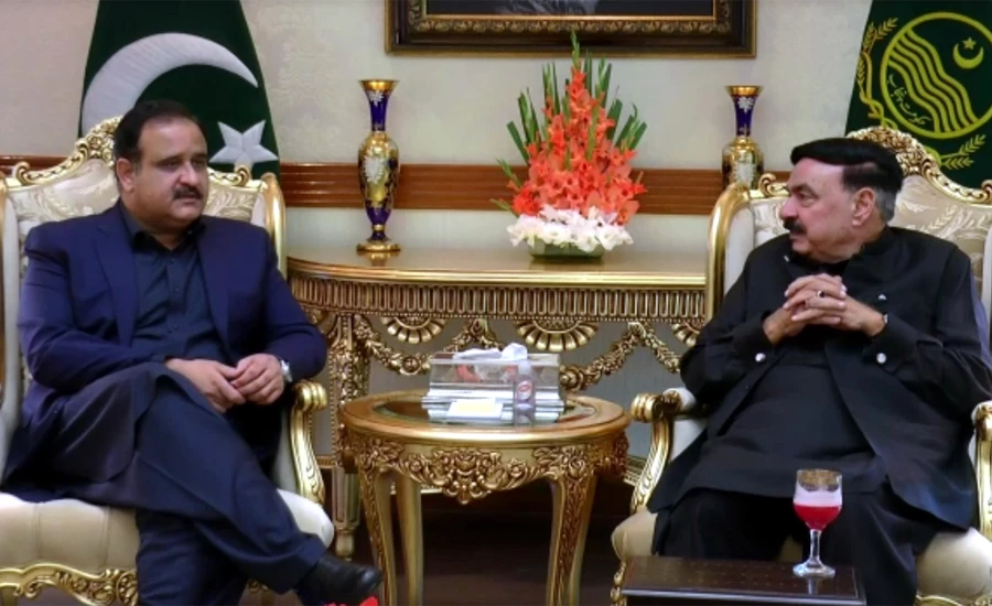 وزیر اعلی پنجاب سے شیخ رشید کی ملاقات، سیاسی صورتحال پر تبادلہ خیال