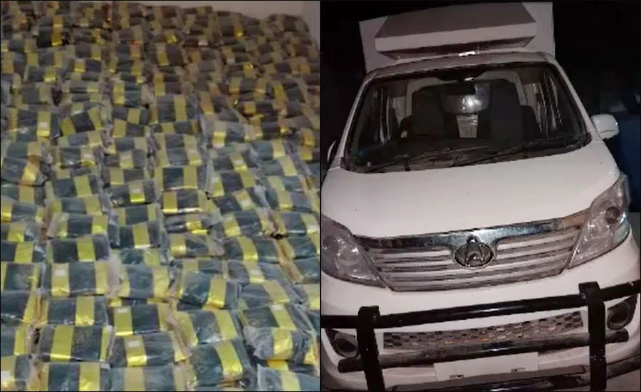 کراچی میں اے این ایف کی کارروائی، گاڑی سے  1,115کلوگرام منشیات برآمد