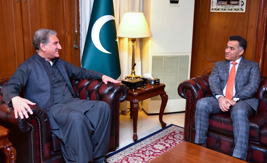 ڈی جی آئی ایس آئی لیفٹیننٹ جنرل فیض حمید کی وزیرخارجہ شاہ محمود قریشی سے الوداعی ملاقات