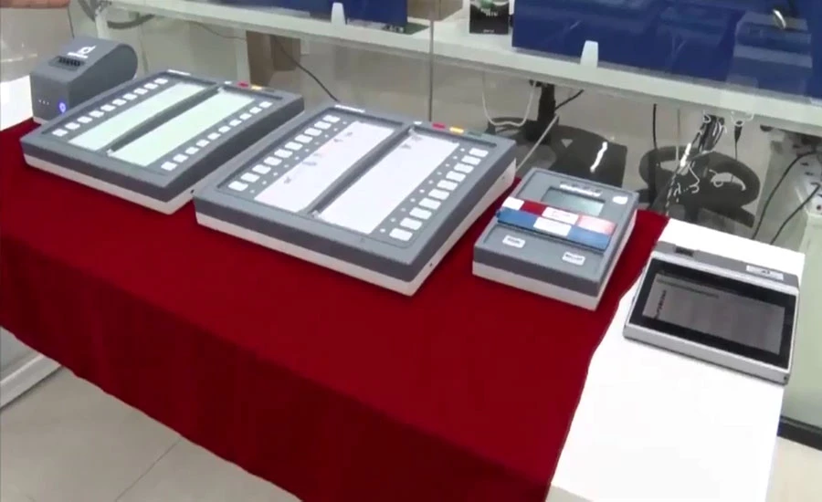 الیکٹرانک ووٹنگ مشین اور آئی ووٹنگ کیلئے شیڈول تیار