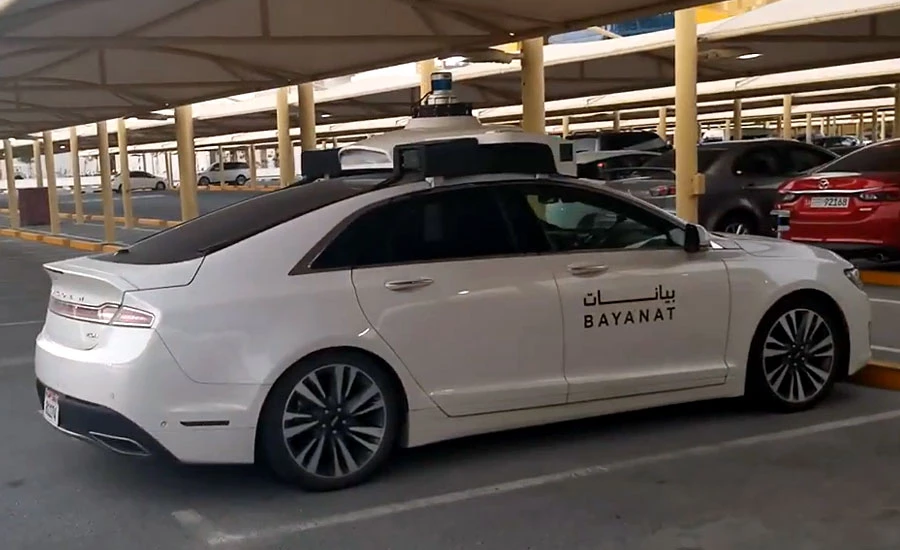 ابوظہبی میں بغیر ڈرائیور ٹیکسیوں کی آزمائشی سروس شروع