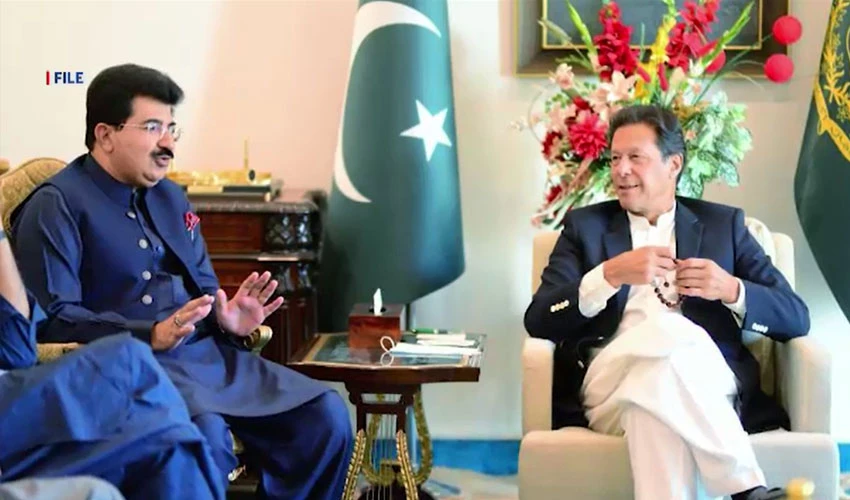 چیئرمین سینٹ صادق سنجرانی کا وزیراعظم عمران خان کی حمایت کا اعلان