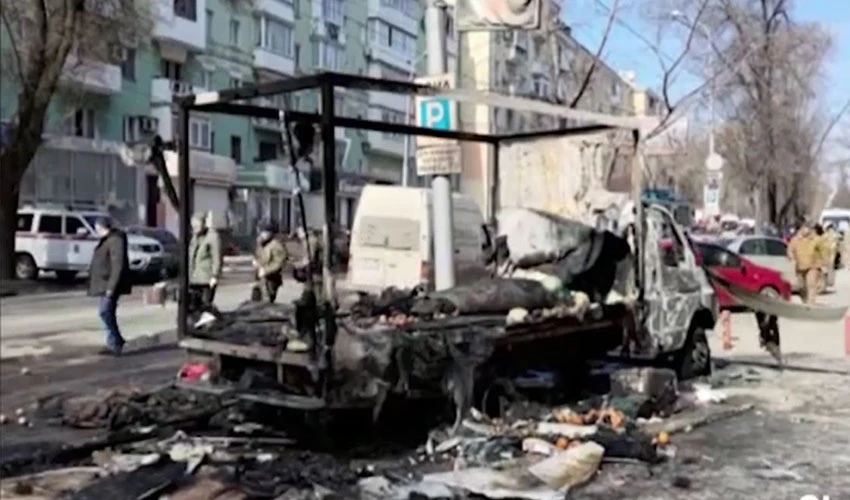 یوکرین کا روس کے زیر کنٹرول علاقے ڈونیٹسک میں میزائل حملہ، 20 شہری ہلاک