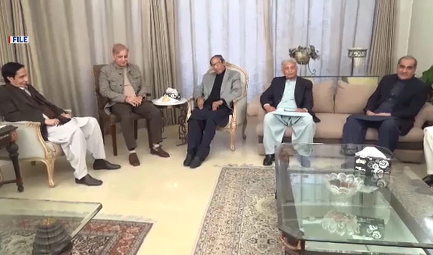 مسلم لیگ ن اور ق لیگ کے رہنماؤں کی ملاقات، تحریک عدم اعتماد پر تبادلہ خیال