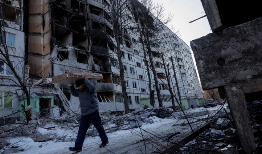 روس کی ماریوپول میں شدید بمباری جاری، شہر نوے فیصد تباہ