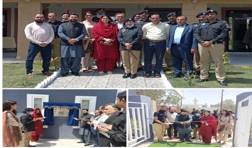 ایس ایس پی آفس ڈسٹرکٹ ویسٹ میں سندھ کے پہلے جینڈر پروٹیکشن یونٹ کا افتتاح