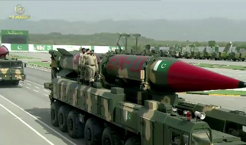 یوم پاکستان پر ملکی دفاعی اثاثوں کی بھی شاندار نمائش