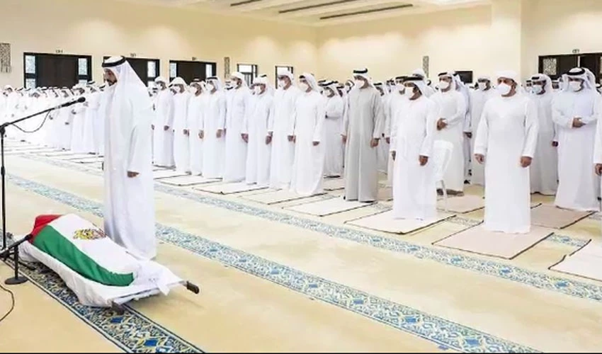 شیخ خلیفہ بن زاید النہیان ابوظہبی کے الباطین قبرستان میں سپرد خاک