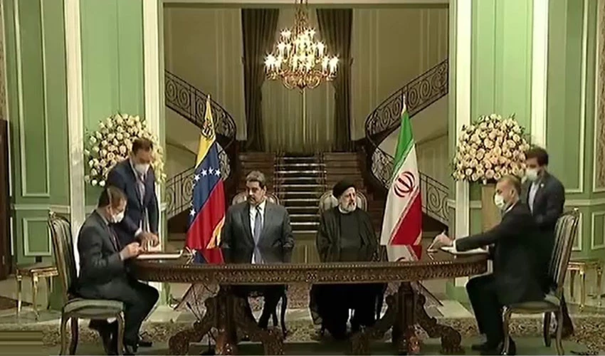 ایران اور وینزویلا کے درمیان دو عشروں تک تعاون کا معاہدہ