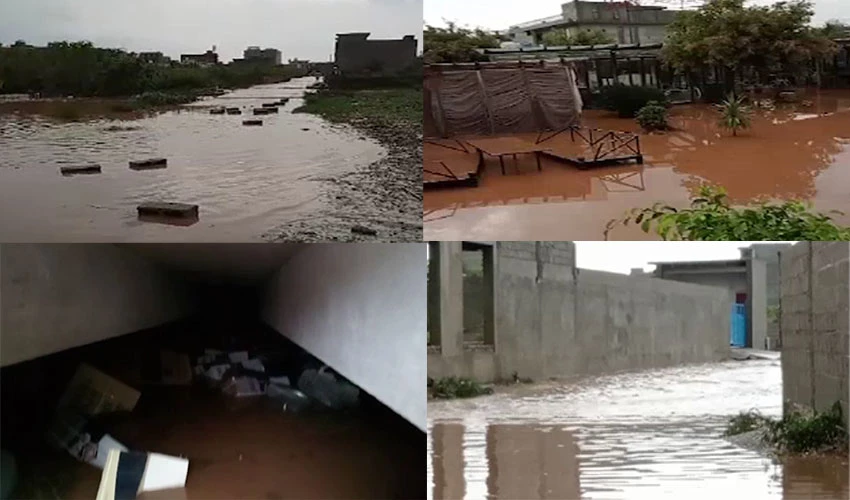 اسلام آباد اور راولپنڈی میں موسلا دھار بارش، کئی علاقوں سے پانی کی نکاسی نہ ہو سکی