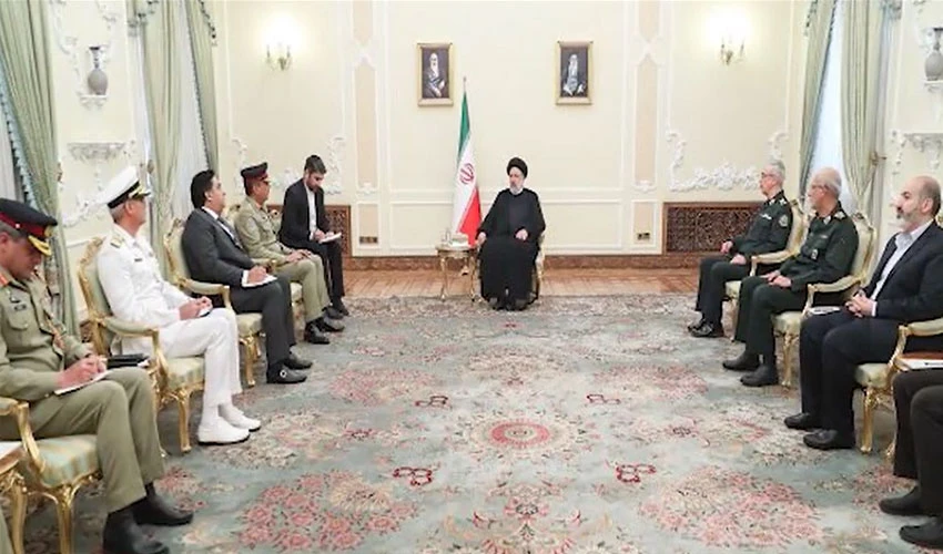 جنرل ندیم رضا کی ایرانی صدر سے ملاقات، دوطرفہ سکیورٹی ودفاعی تعاون پر تفصیلی گفتگو