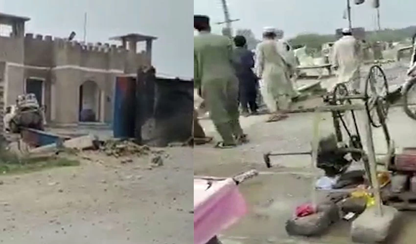مردان میں چمتار چوکی کے گیٹ پر دھماکہ، ایک پولیس اہلکار شہید