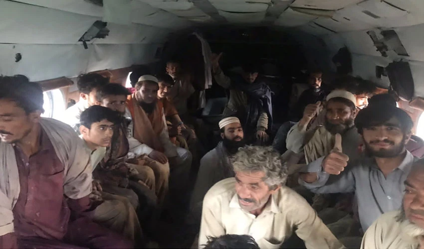 خوازہ خیلہ سے کانجو کینٹ سوات تک پھنسے 110 افراد کو بچا لیا گیا، آئی ایس پی آر