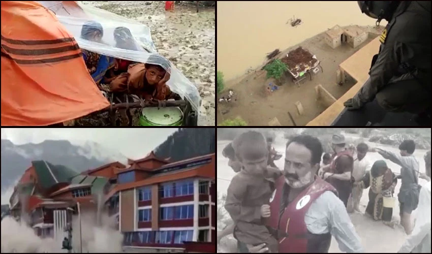 خیبرپختونخوا: چارسدہ اور نوشہرہ میں کئی علاقے ڈوب گئے، سوات میں سیلابی ریلہ گزر گیا
