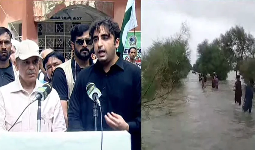 وزیر اعظم شہباز شریف کا سندھ کے سیلاب متاثرہ علاقوں کا دورہ