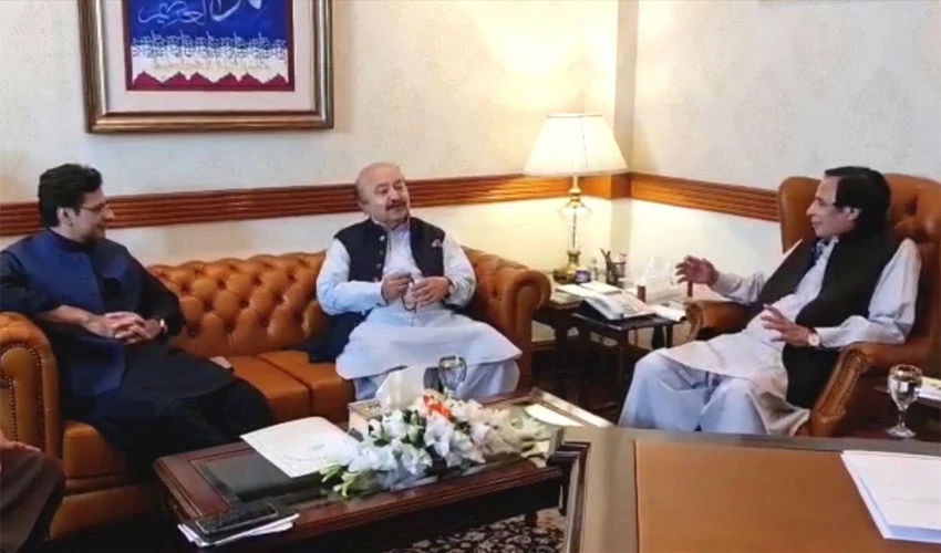 چودھری پرویز الٰہی سے سبطین خان کی ملاقات، مفاد عامہ کے حوالے سے قانون سازی پر تبادلہ خیال