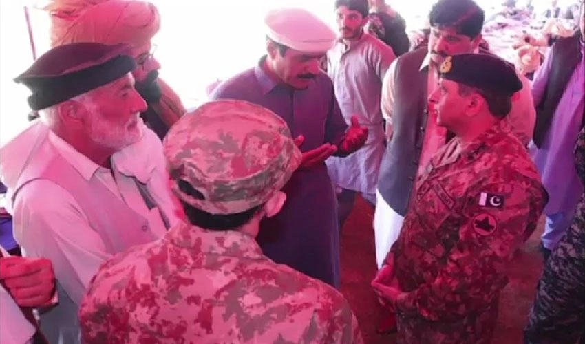 کور کمانڈر پشاور کا جنوبی وزیرستان کا دورہ، قبائلی عمائدین سے ملاقات