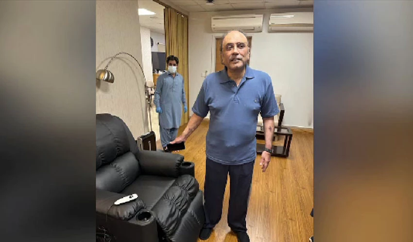 سابق صدر آصف زرداری صحت یاب، اسپتال سے ڈسچارج