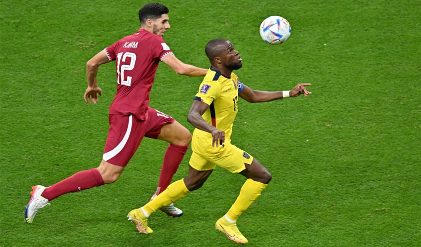 فیفا ورلڈ کپ کے افتتاحی میچ میں میزبان قطر کو ایکواڈور سے شکست