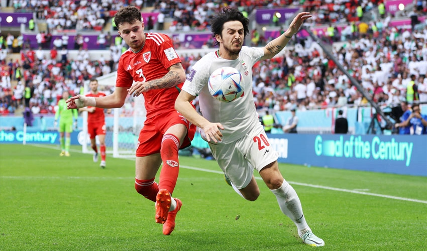 فیفا ورلڈ کپ، ایران نے ویلز کو 0-2 گول سے شکست دیدی