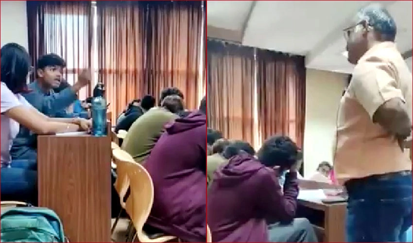 بھارت، یونیورسٹی پروفیسر نے بھری کلاس میں مسلم طالب علم کو ’’دہشت گرد‘‘ کہہ دیا