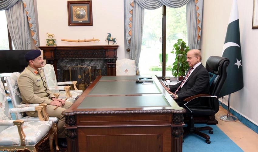 وزیراعظم شہباز شریف سے آرمی چیف جنرل عاصم منیر کی ملاقات، قومی سلامتی کے امور پر تبادلہ خیال