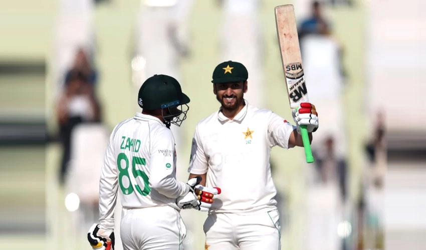 راولپنڈی ٹیسٹ کا چوتھا روز، قومی ٹیم پہلی اننگز میں 579 رنز بنا کر آؤٹ